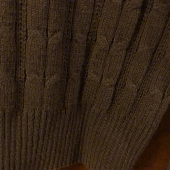 Large- NWOT St John’s Bay Long Sleeve Sweater. The color is Chocolate Brown. - Picture 5 of 8